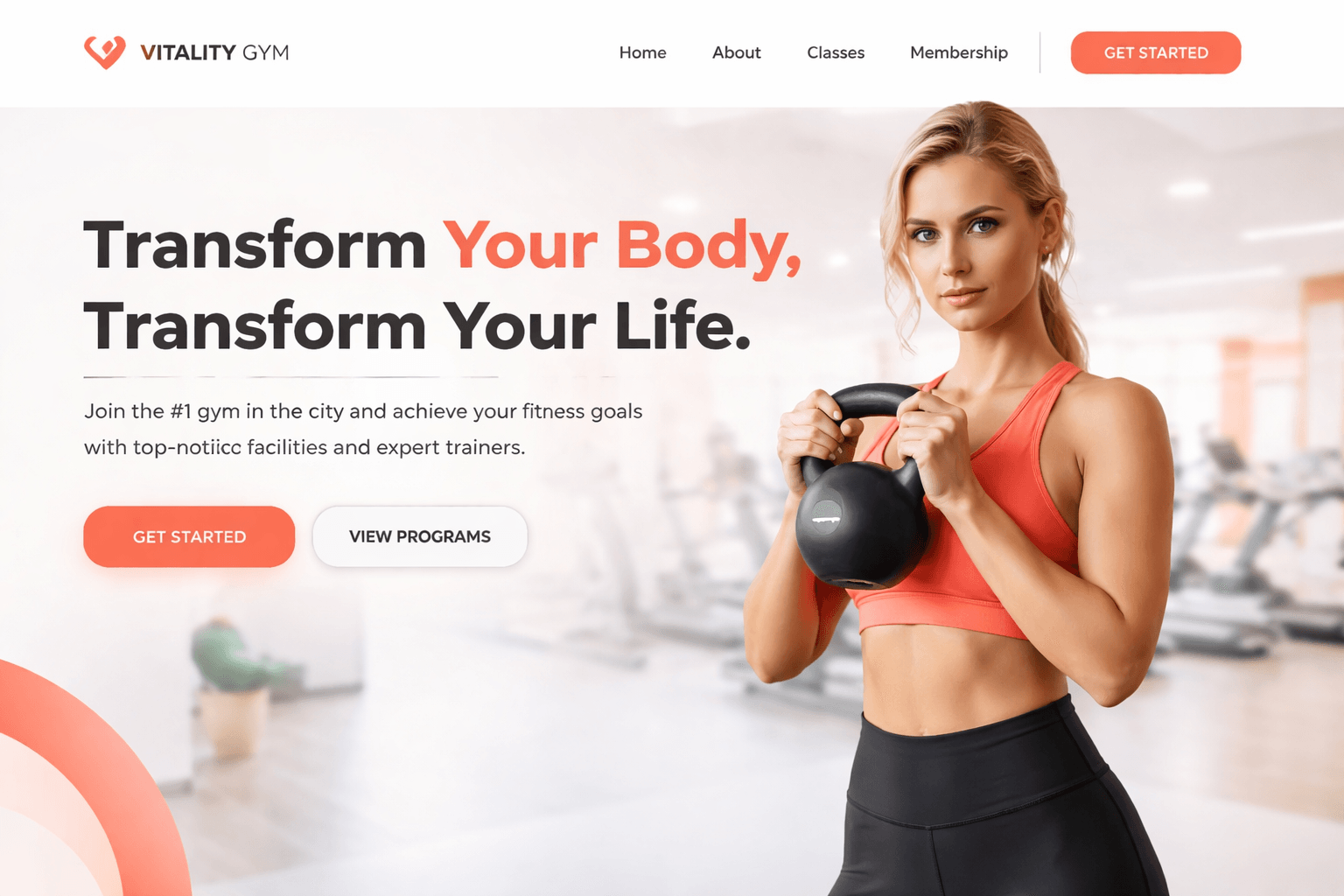 Example gym website built with Rinzo - Elite Fitness
